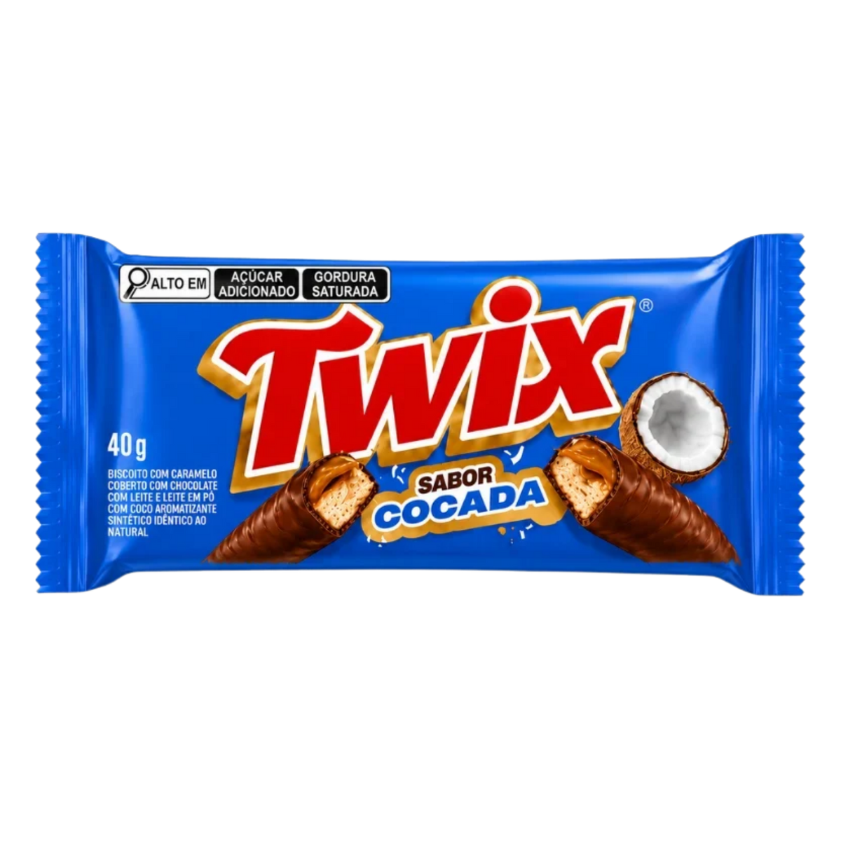 Twix Cocada - 40g (Brazil) — isolated package