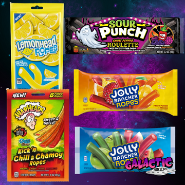 Ultimate Candy Ropes Bundle with five chewy rope candies