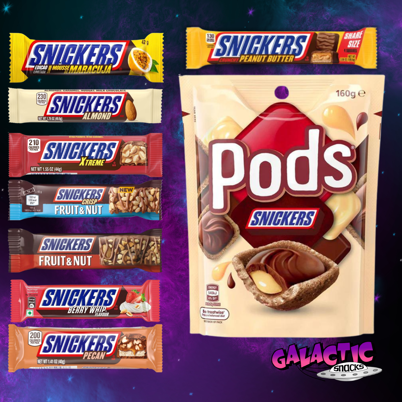 Ultimate Snickers bundle – 9 international and limited-edition varieties