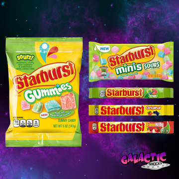 Ultimate Starburst bundle with five fruit chew and gummy varieties