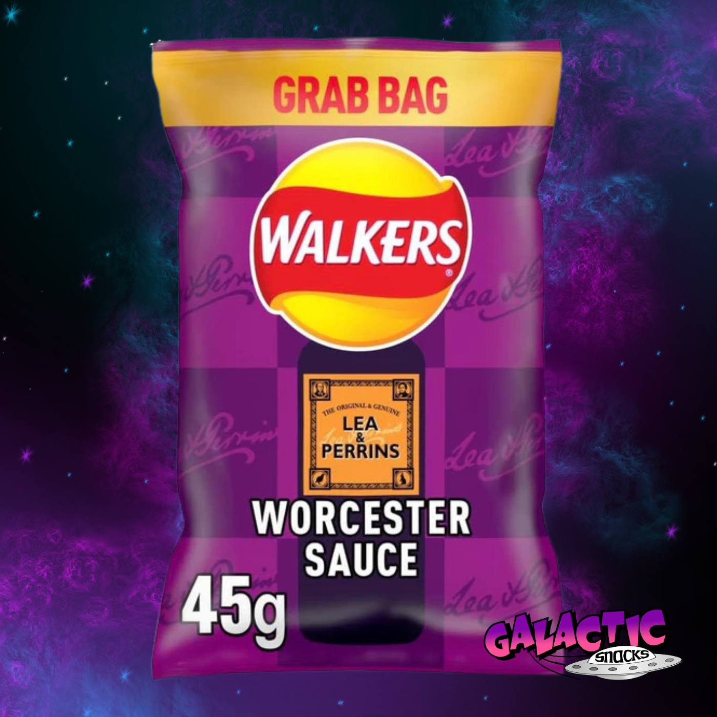 Walkers - Worcester Sauce Chips 45g (UK)