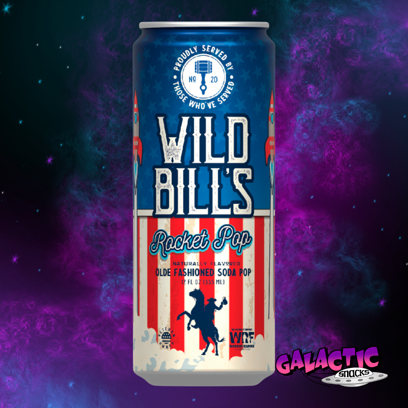 Wild Bill's Soda - Rocket Pop 12oz