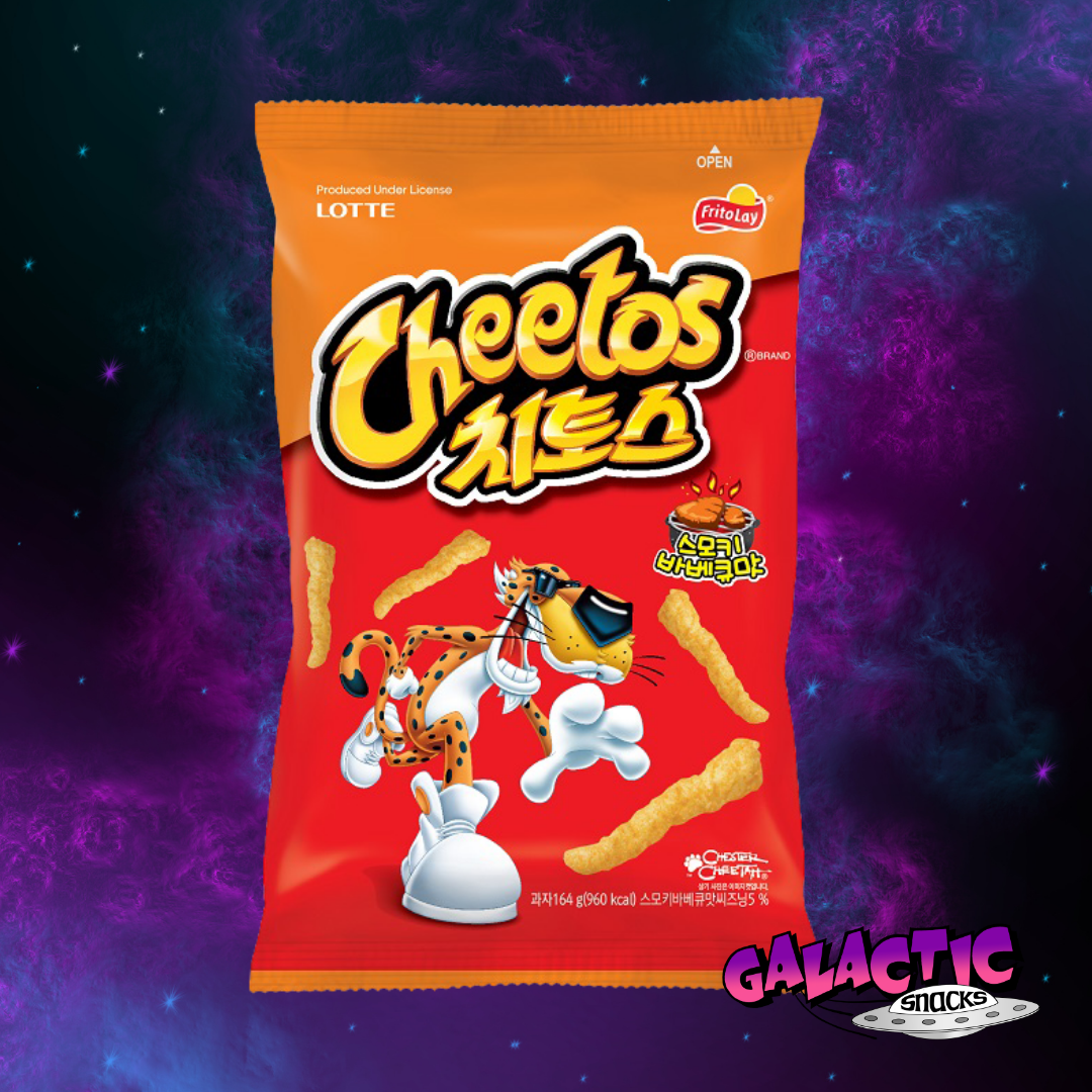 Cheetos Smokey BBQ 82g - (Korea) - Galactic Snacks BuySnacksOnline.com