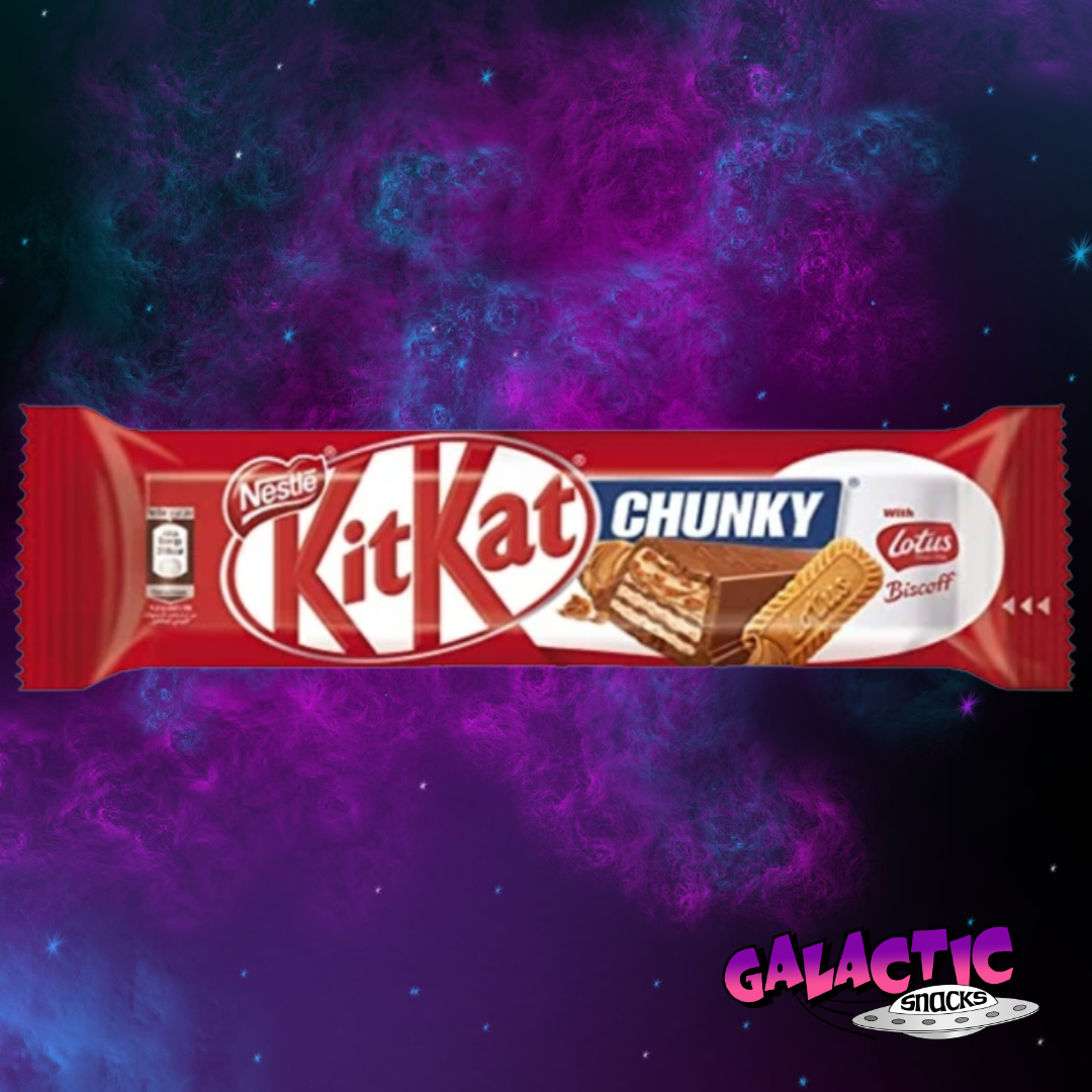 Kit Kat Chunky Lotus Biscoff 40g (United Kingdom) - Galactic Snacks BuySnacksOnline.com