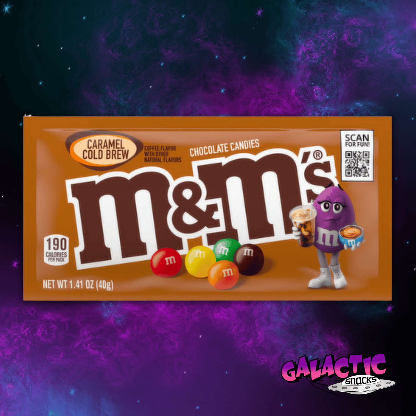 Caramel Cold Brew M&Ms - 1.41oz (Limited Edition) – Galactic Snacks Caramel Cold Brew M&Ms - 1.41oz (Limited Edition) – Galactic Snacks