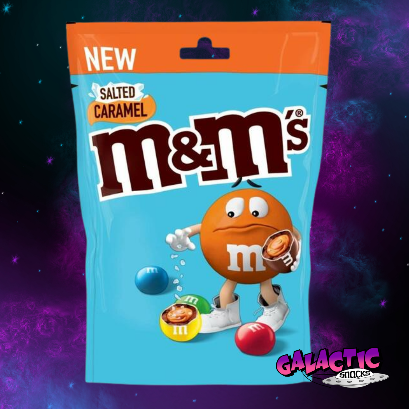 Salted Caramel M&Ms - 102g (United Kingdom) - Galactic Snacks BuySnacksOnline.com