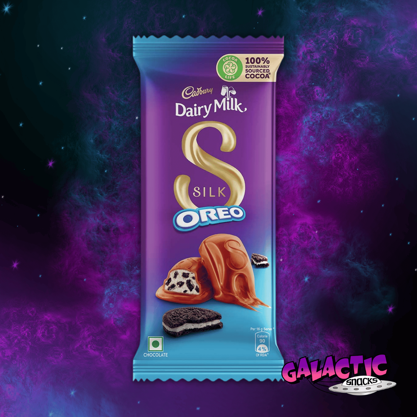 Cadbury Dairy Milk Silk - Oreo - 60g (India) - Galactic Snacks BuySnacksOnline.com