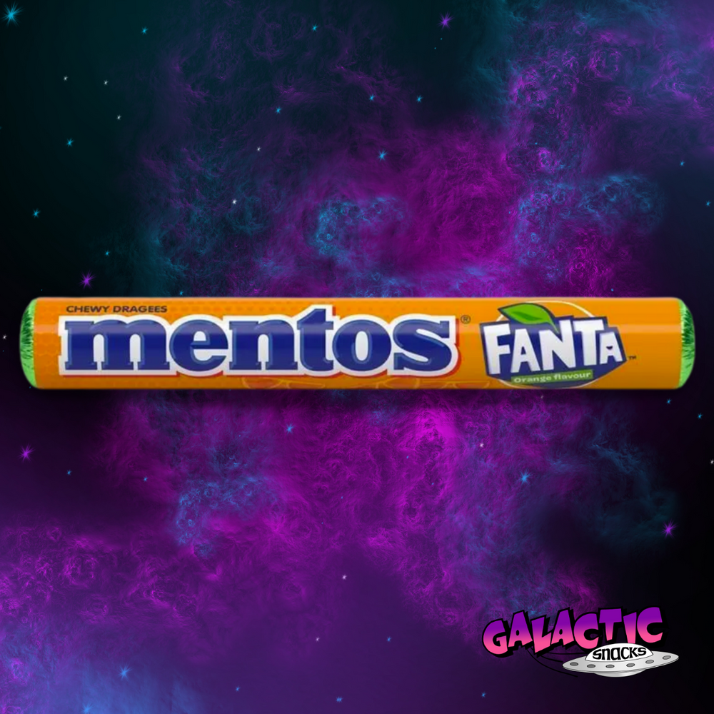 Mentos Orange Fanta Flavored - 37g (United Kingdom) - Galactic Snacks BuySnacksOnline.com