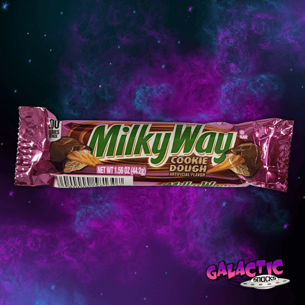 
            
                Load image into Gallery viewer, MilkyWay Cookie Dough (Canada) Limited Edition 44.2g - Galactic Snacks BuySnacksOnline.com
            
        