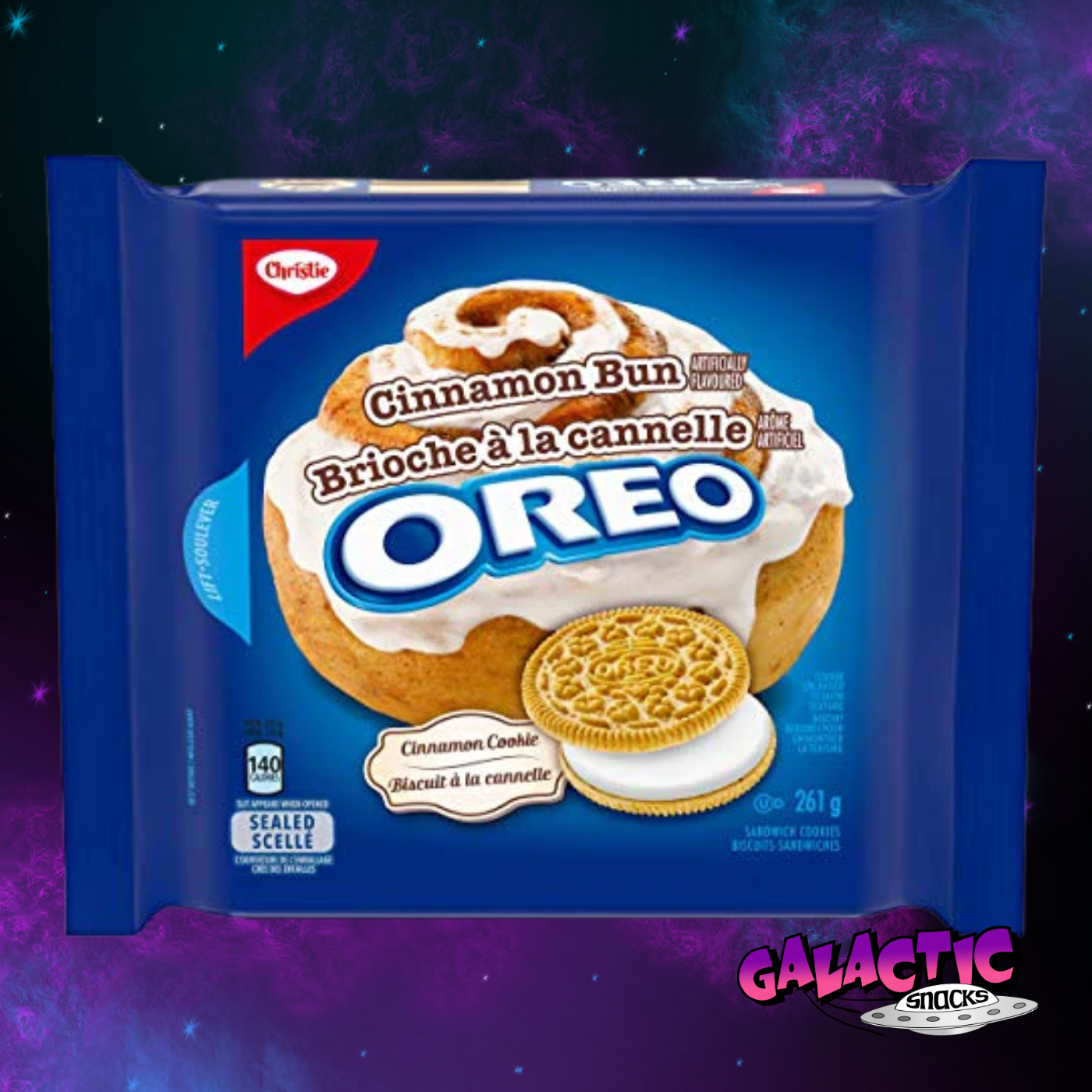 Oreo Cinnamon Bun - 261g (Canada) - Galactic Snacks BuySnacksOnline.com