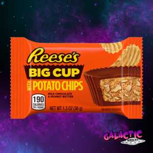 
            
                Load image into Gallery viewer, Reese&amp;#39;s - Big Peanut Butter Cup with Potato Chips - 36g - Galactic Snacks BuySnacksOnline.com
            
        