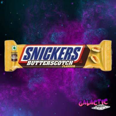 Snickers Butterscotch Chocolate Bar - 40g (India) - Galactic Snacks BuySnacksOnline.com