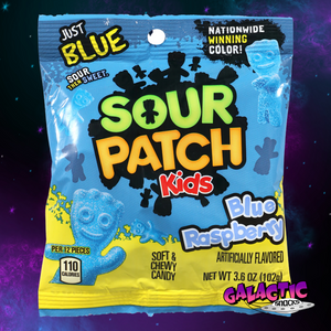 
            
                Load image into Gallery viewer, Sour Patch Kids - Just Blue Raspberry - 3.6 oz - Galactic Snacks BuySnacksOnline.com
            
        