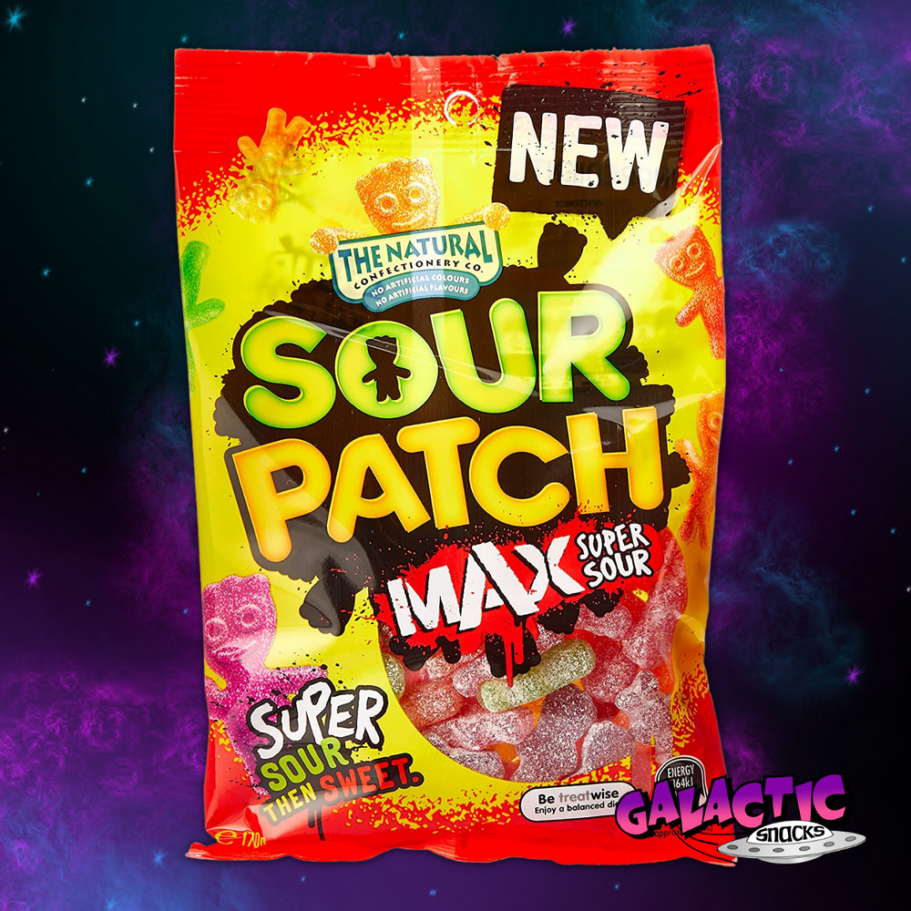 
            
                Load image into Gallery viewer, Sour Patch Kids MAX Super Sour - 170g (Australia) - Galactic Snacks BuySnacksOnline.com
            
        