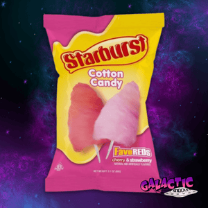 
            
                Load image into Gallery viewer, Starburst FaveREDs Cotton Candy - 3.1oz - Galactic Snacks BuySnacksOnline.com
            
        
